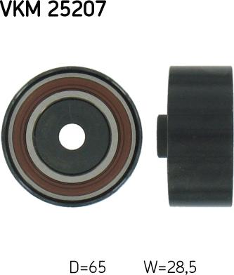 SKF VKM 25207 - Deflection / Guide Pulley, timing belt autospares.lv