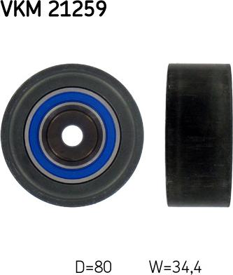 SKF VKM 21259 - Deflection / Guide Pulley, timing belt autospares.lv