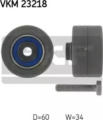 SKF VKM 23218 - Deflection / Guide Pulley, timing belt autospares.lv