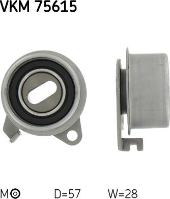 SKF VKM 75615 - Tensioner Pulley, timing belt autospares.lv