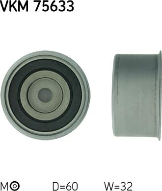 SKF VKM 75633 - Tensioner Pulley, timing belt autospares.lv