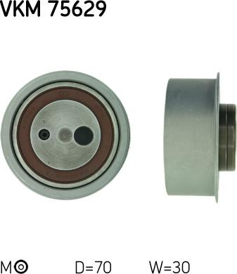 SKF VKM 75629 - Tensioner Pulley, timing belt autospares.lv