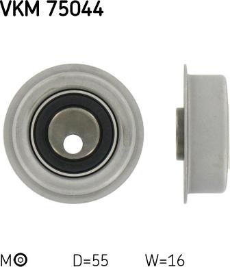 SKF VKM 75044 - Tensioner Pulley, timing belt autospares.lv