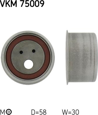 SKF VKM 75009 - Tensioner Pulley, timing belt autospares.lv