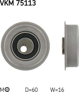 SKF VKM 75113 - Tensioner Pulley, timing belt autospares.lv