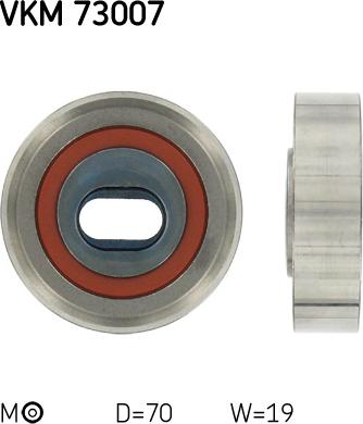 SKF VKM 73007 - Tensioner Pulley, timing belt autospares.lv