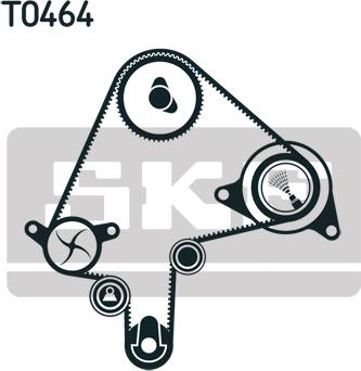 SKF VKMA 94611 - Timing Belt Set autospares.lv