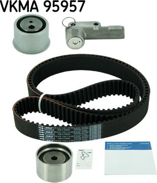 SKF VKMA 95957 - Timing Belt Set autospares.lv