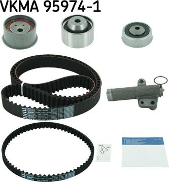 SKF VKMA 95974-1 - Timing Belt Set autospares.lv