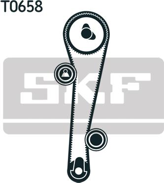 SKF VKMA 95655 - Timing Belt Set autospares.lv