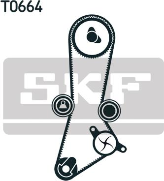 SKF VKMA 95660 - Timing Belt Set autospares.lv