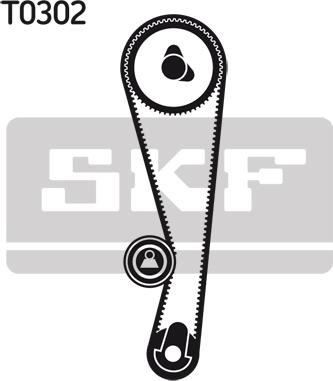 SKF VKMA 95030 - Timing Belt Set autospares.lv