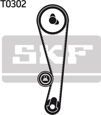 SKF VKMA 96202 - Timing Belt Set autospares.lv