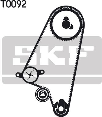 SKF VKMA 90001 - Timing Belt Set autospares.lv