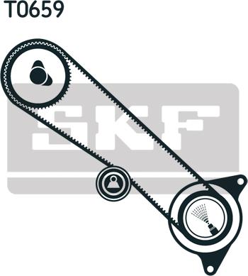 SKF VKMA 91708 - Timing Belt Set autospares.lv