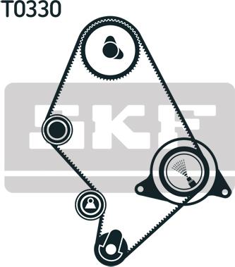 SKF VKMA 91124 - Timing Belt Set autospares.lv