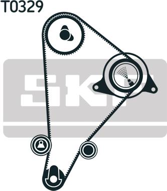 SKF VKMA 91122 - Timing Belt Set autospares.lv