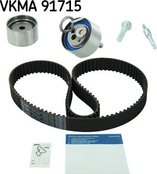 SKF VKMA 91715 - Timing Belt Set autospares.lv