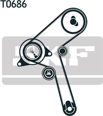 SKF VKMA 92012 - Timing Belt Set autospares.lv