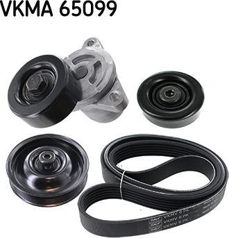 SKF VKMA 65099 - V-Ribbed Belt Set autospares.lv