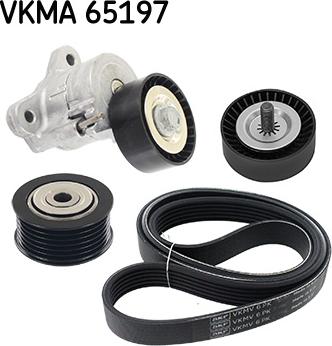 SKF VKMA 65197 - V-Ribbed Belt Set autospares.lv