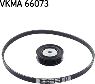 SKF VKMA 66073 - V-Ribbed Belt Set autospares.lv