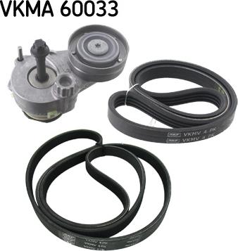 SKF VKMA 60033 - V-Ribbed Belt Set autospares.lv