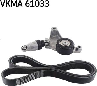 SKF VKMA 61033 - V-Ribbed Belt Set autospares.lv