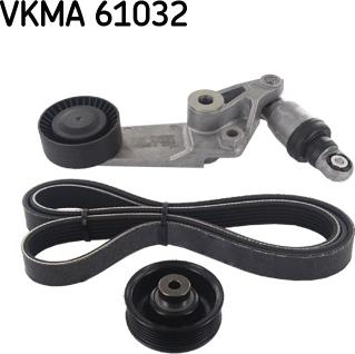 SKF VKMA 61032 - V-Ribbed Belt Set autospares.lv