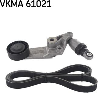 SKF VKMA 61021 - V-Ribbed Belt Set autospares.lv
