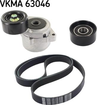 SKF VKMA 63046 - V-Ribbed Belt Set autospares.lv