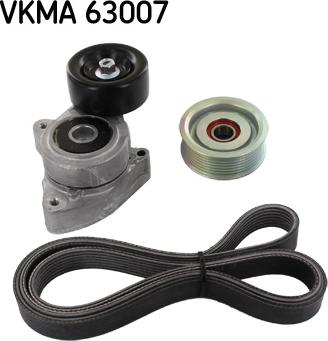 SKF VKMA 63007 - V-Ribbed Belt Set autospares.lv