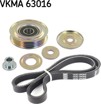 SKF VKMA 63016 - V-Ribbed Belt Set autospares.lv