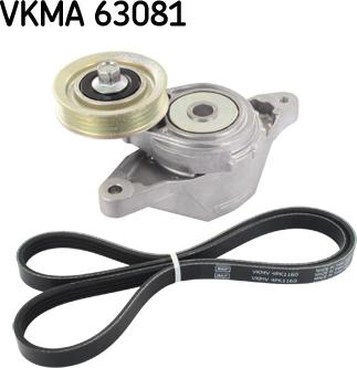 SKF VKMA 63081 - V-Ribbed Belt Set autospares.lv