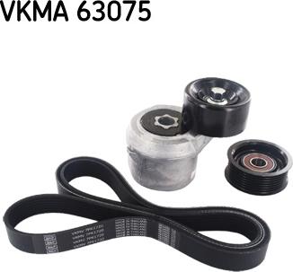 SKF VKMA 63075 - V-Ribbed Belt Set autospares.lv