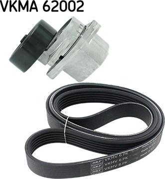 SKF VKMA 62002 - V-Ribbed Belt Set autospares.lv