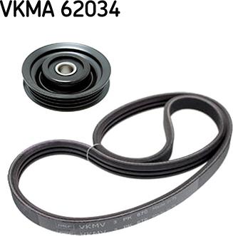 SKF VKMA 62034 - V-Ribbed Belt Set autospares.lv