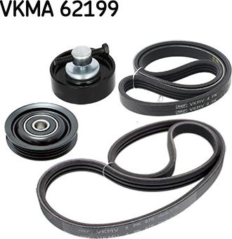 SKF VKMA 62199 - V-Ribbed Belt Set autospares.lv