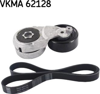 SKF VKMA 62128 - V-Ribbed Belt Set autospares.lv