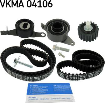SKF VKMA 04106 - Timing Belt Set autospares.lv