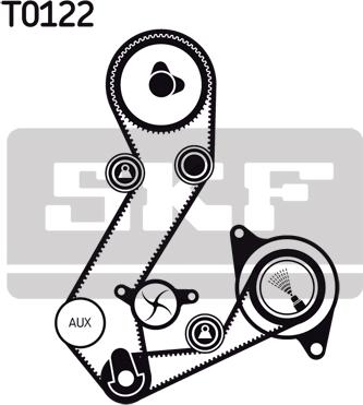 SKF VKMA 04106 - Timing Belt Set autospares.lv