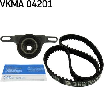 SKF VKMA 04201 - Timing Belt Set autospares.lv