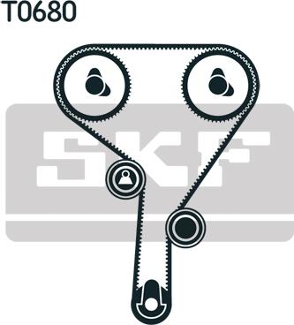SKF VKMA 92101 - Timing Belt Set autospares.lv