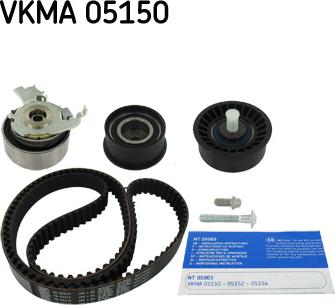SKF VKMA 05150 - Timing Belt Set autospares.lv
