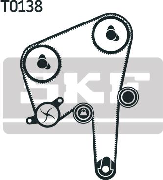 SKF VKMA 06610 - Timing Belt Set autospares.lv