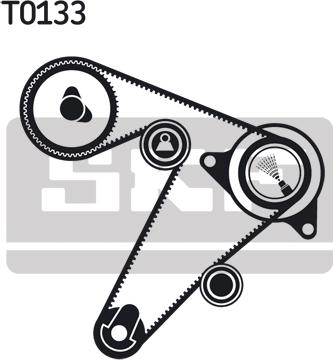 SKF VKMC 06501 - Water Pump & Timing Belt Set autospares.lv