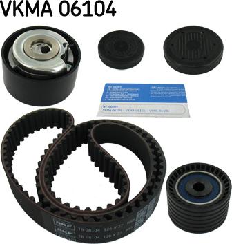 SKF VKMA 06104 - Timing Belt Set autospares.lv
