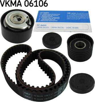 SKF VKMA 06106 - Timing Belt Set autospares.lv