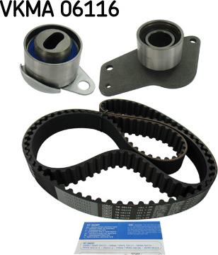 SKF VKMA 06116 - Timing Belt Set autospares.lv