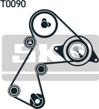 SKF VKMA 06116 - Timing Belt Set autospares.lv